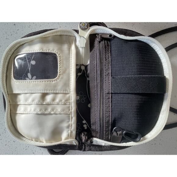 Sherpani‎ Zoe Women’s Blue Brown Nylon Crossbody Daisy Lightweight - Picture 3 of 7